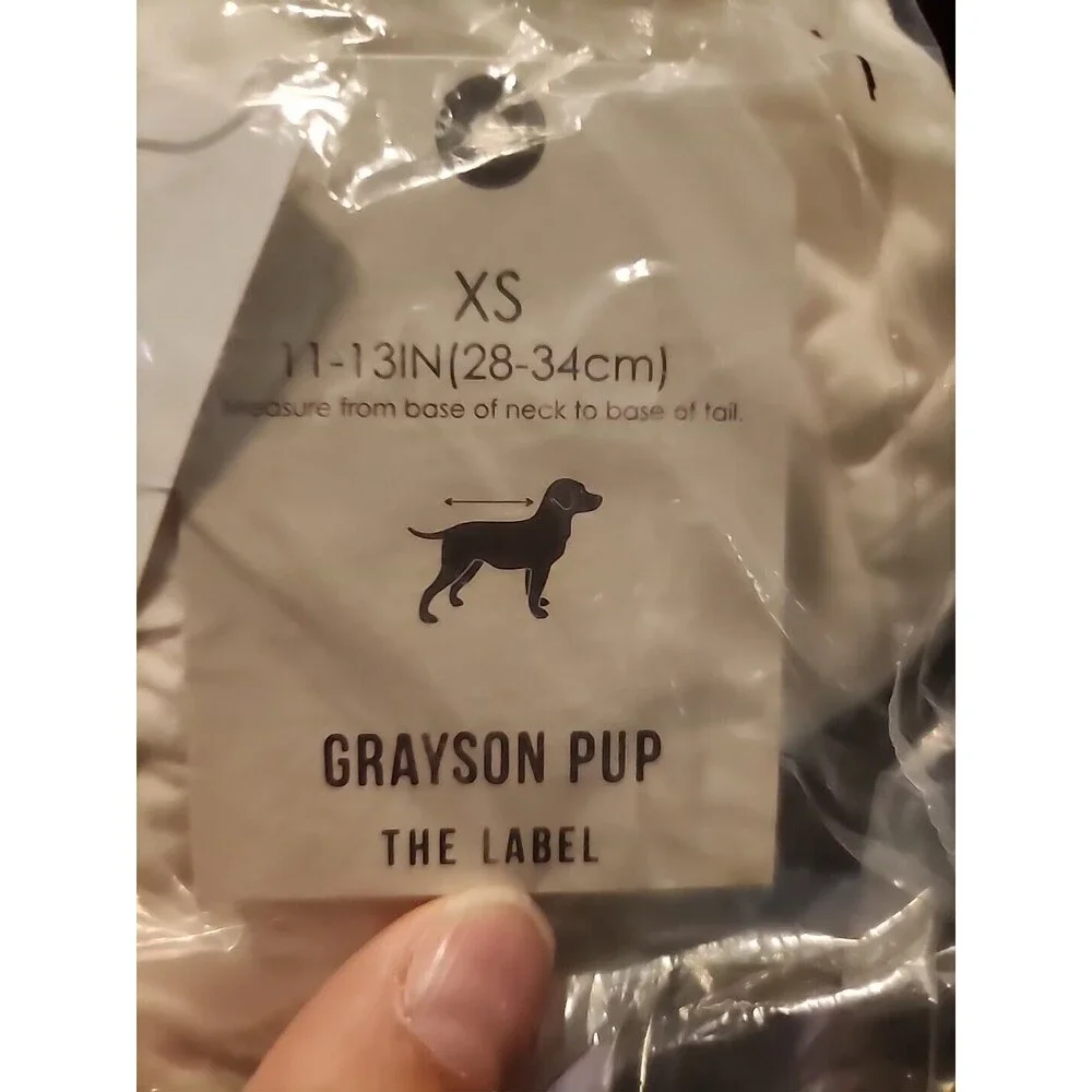 Dog Shirt Grayson Pup, The Label: 